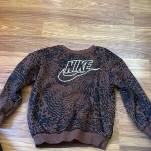 Nike Brown and Black Kids Sweatshirt